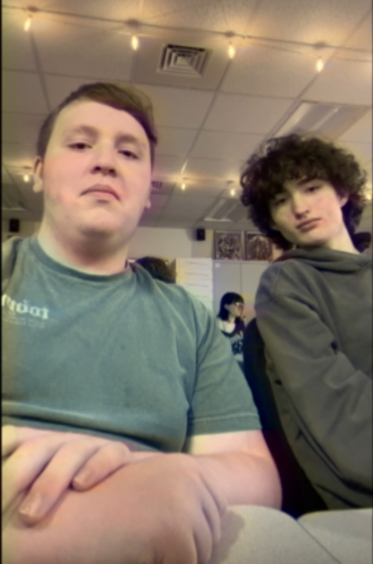 an image of me (left) and my good buddy ol pal danny (right)